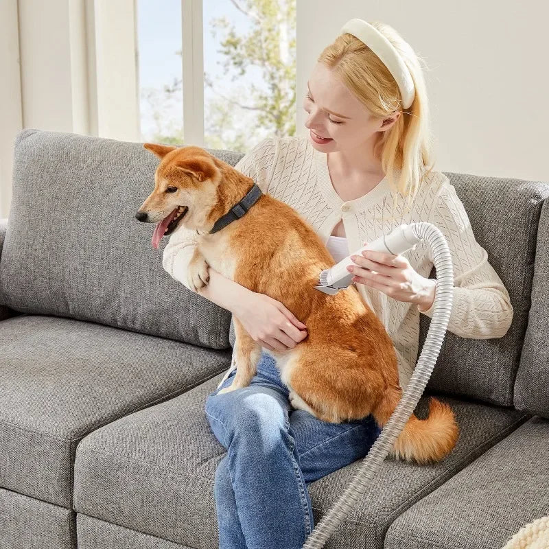 5-In-1 Electric Grooming Kit, Pet Hair Vacuum