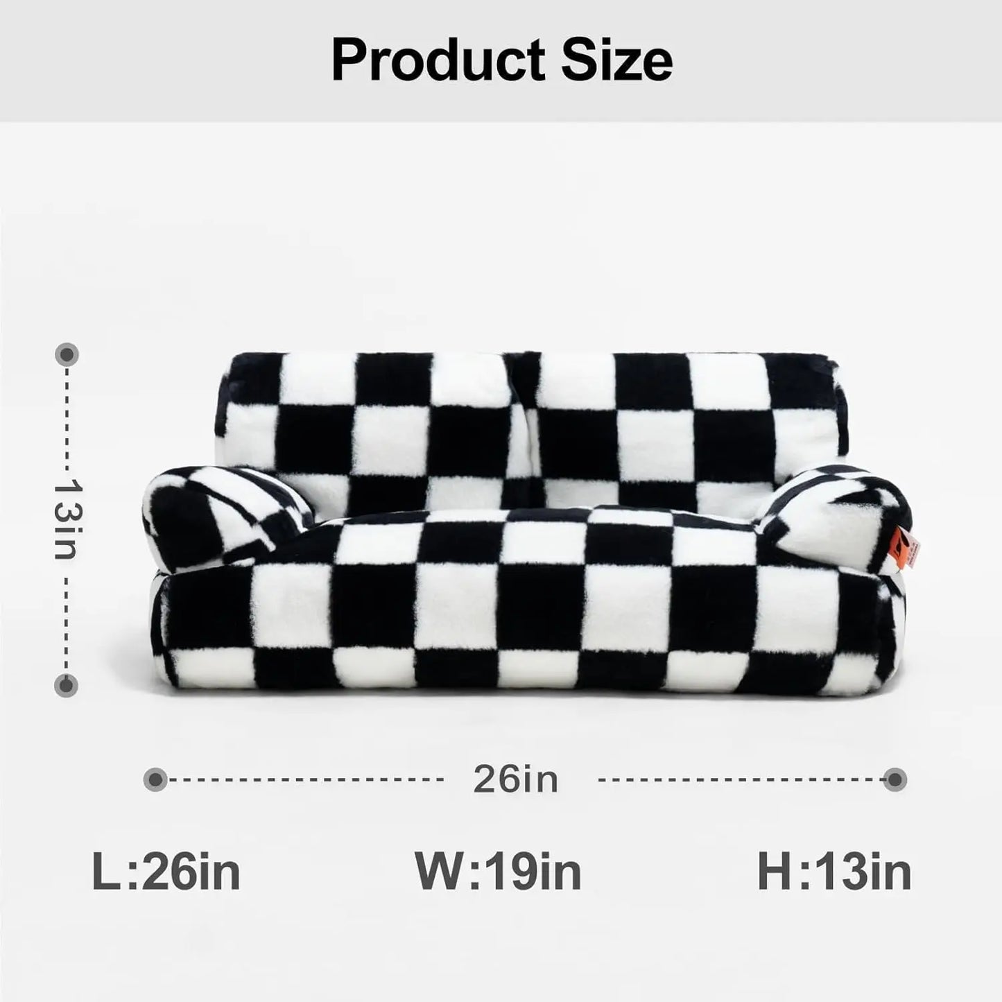 Washable Fluffy Cat Couch Bed