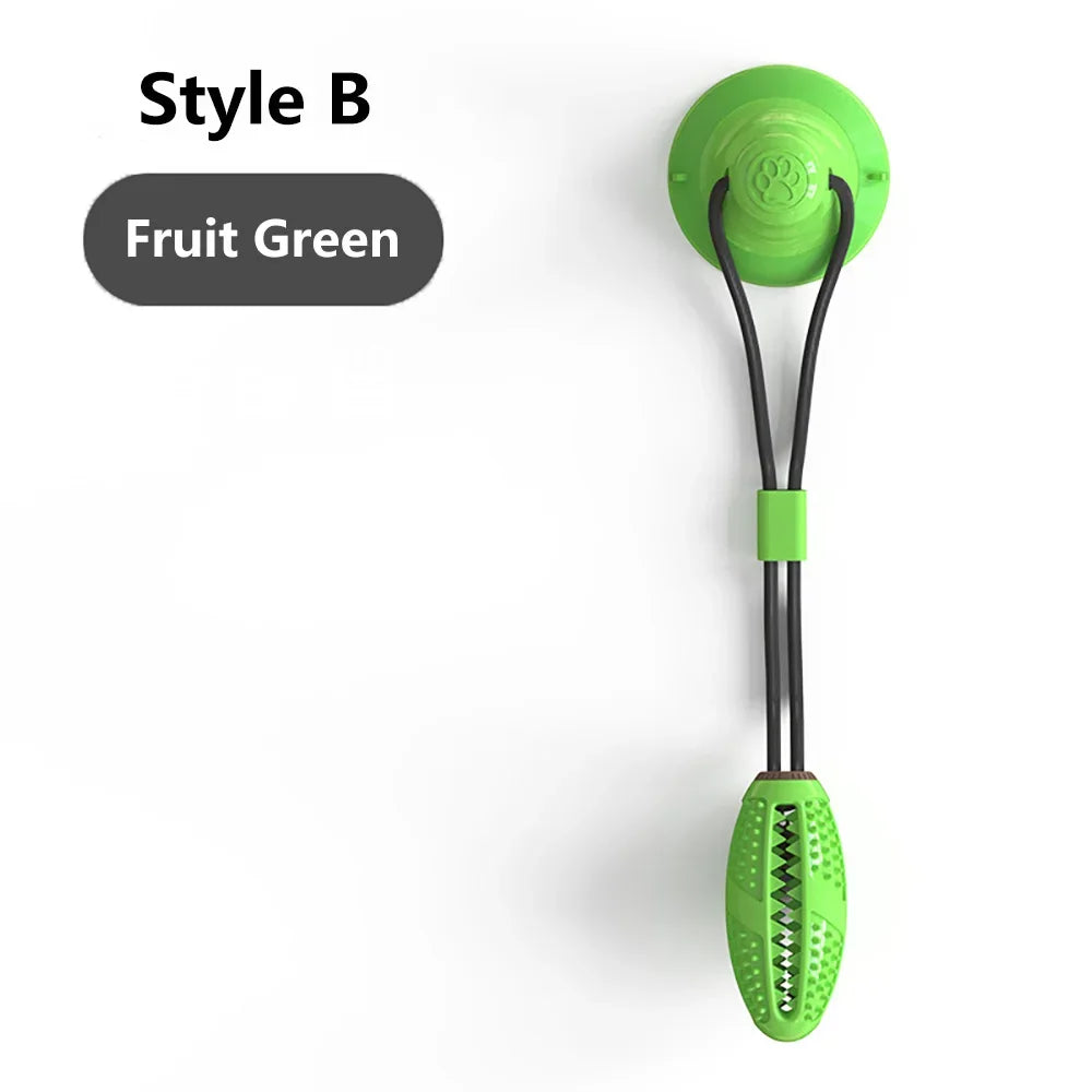 Silicon Suction Cup Tug Interactive Dog Ball