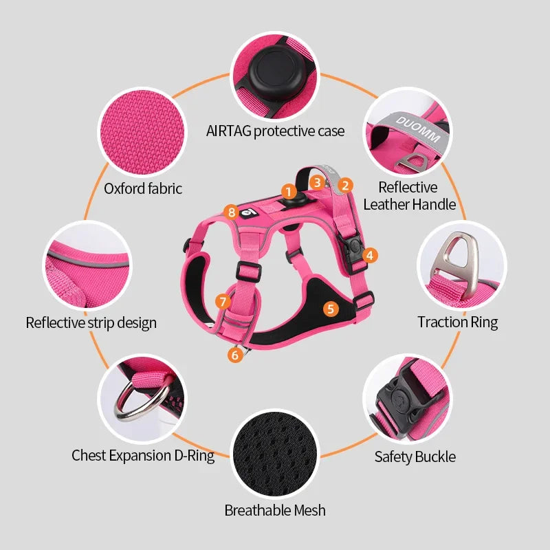 Anti Pull Dog Harness for Large Medium Dogs