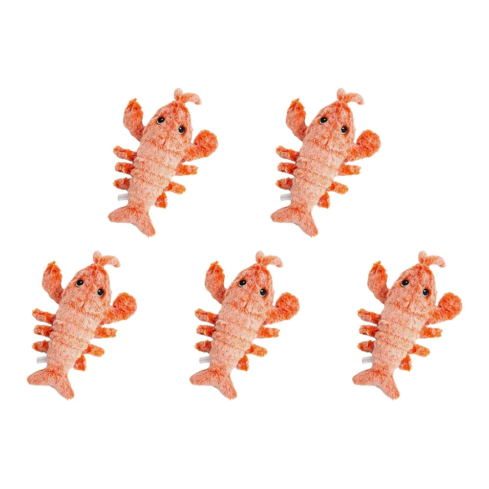 Interactive Wiggly Lobster Pet Toy for Teething