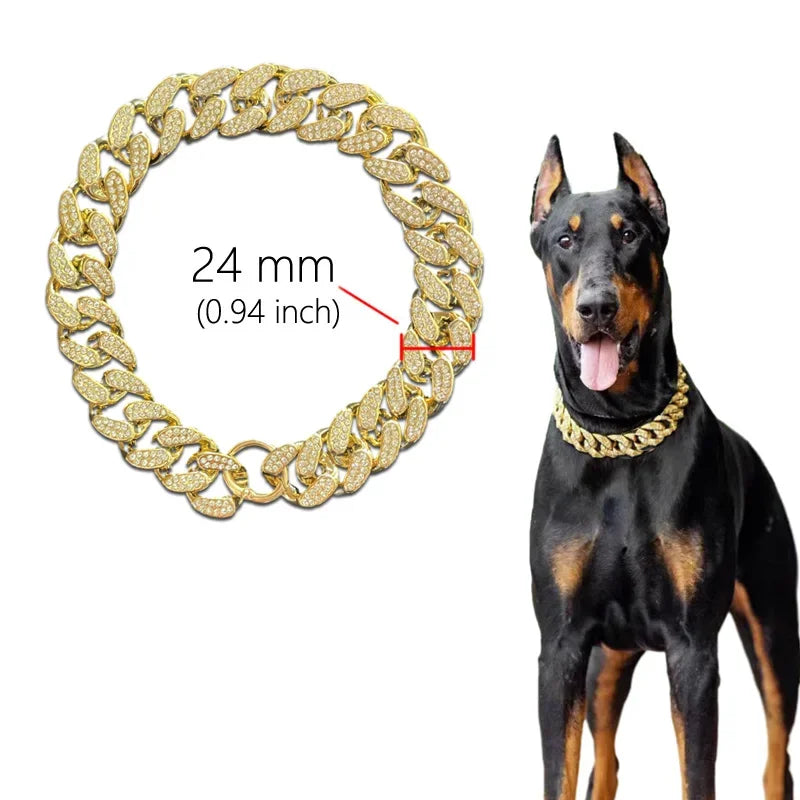 Plastic Dog Collar Chain For Small Medium Large Dogs