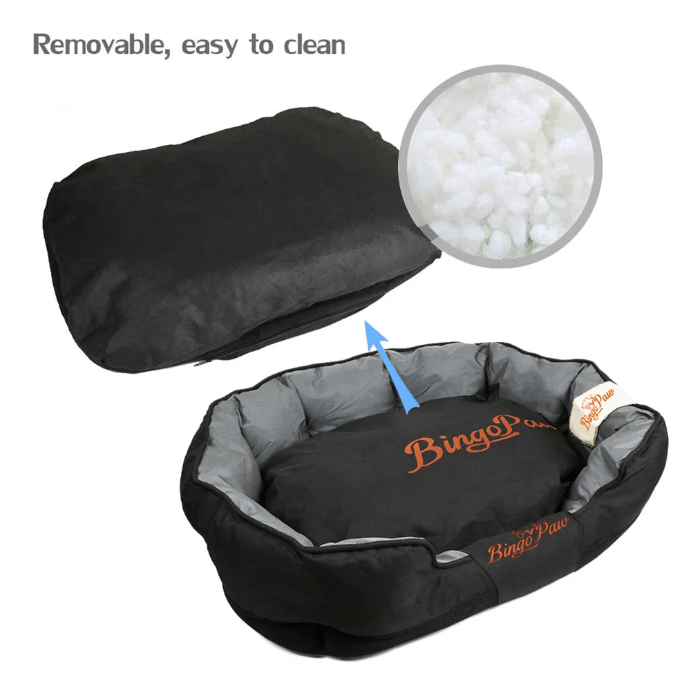 Orthopedic Waterproof Washable Sofa Dog Bed with Removable Cushion