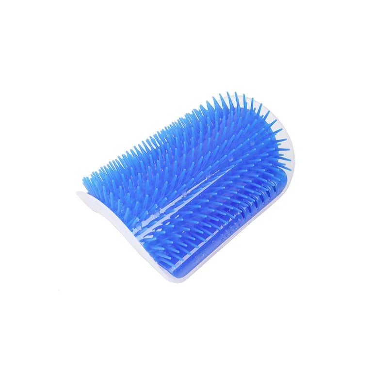 Removable Cat Corner Scratching Rubbing Grooming Brush