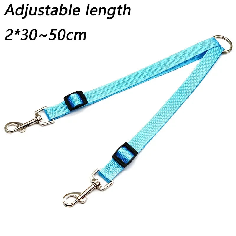 Adjustable Double Coupler Dog Leash