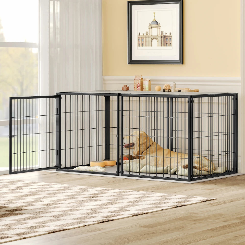 Large Indoor Dog Kennel for Medium Dogs