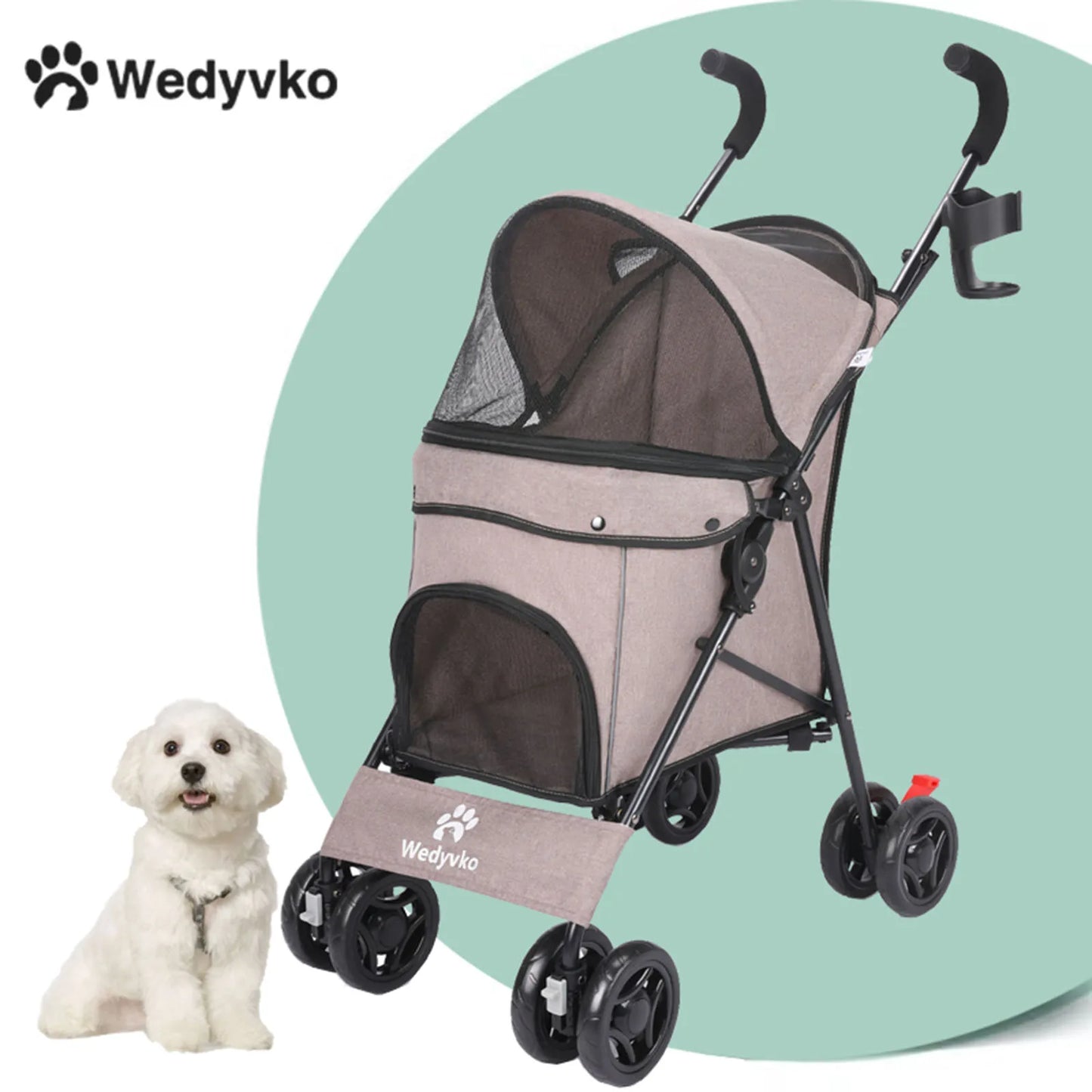Universal Lightweight Folding and Breathable Stroller