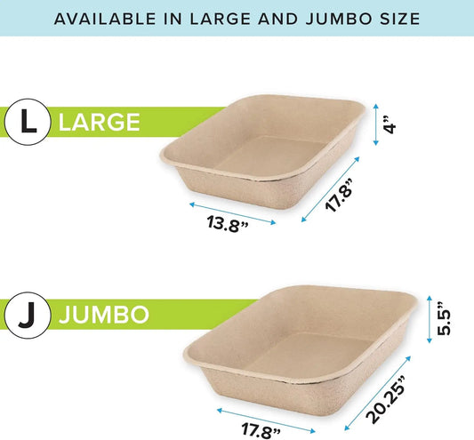 6-Pack Disposable Cat Litter Box