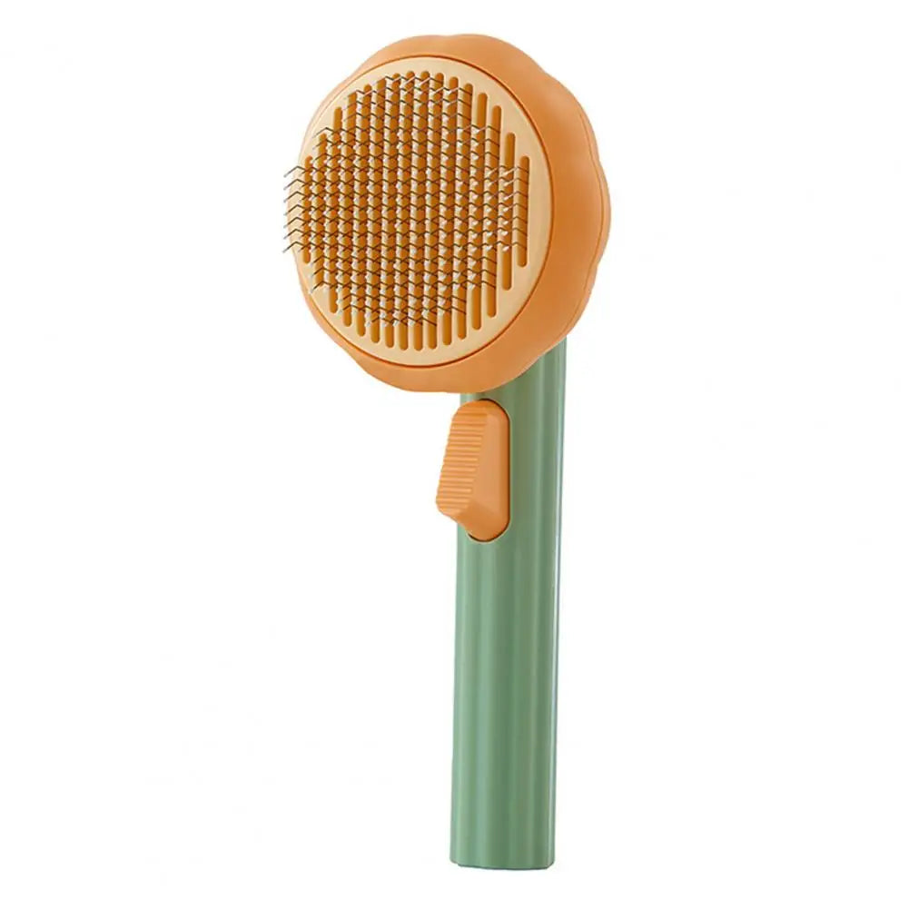 Washable Hair Removal Comb for Cats & Dogs, Easy-Clean Button