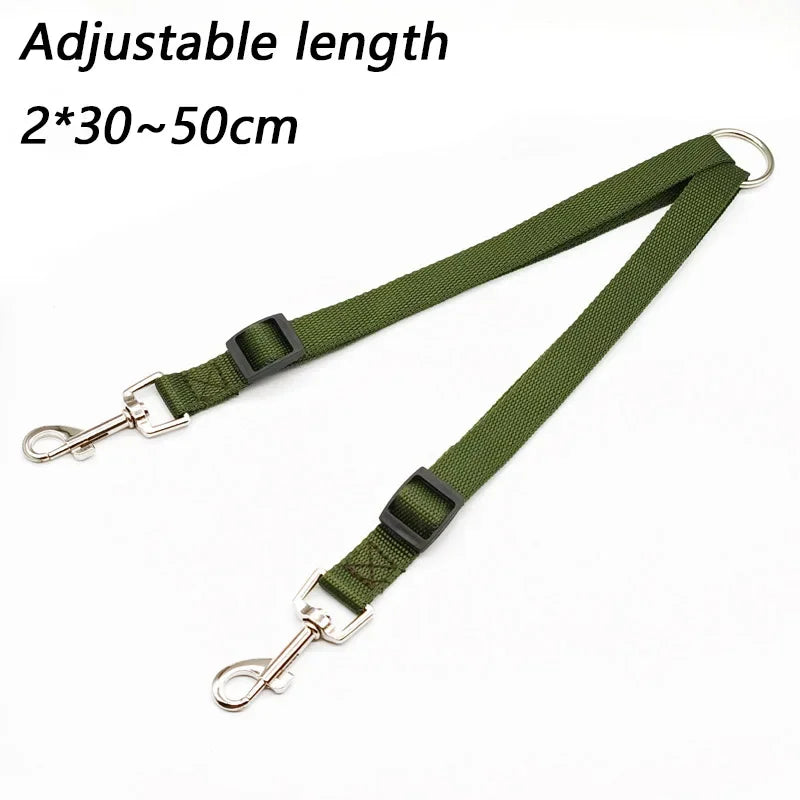 Adjustable Double Coupler Dog Leash