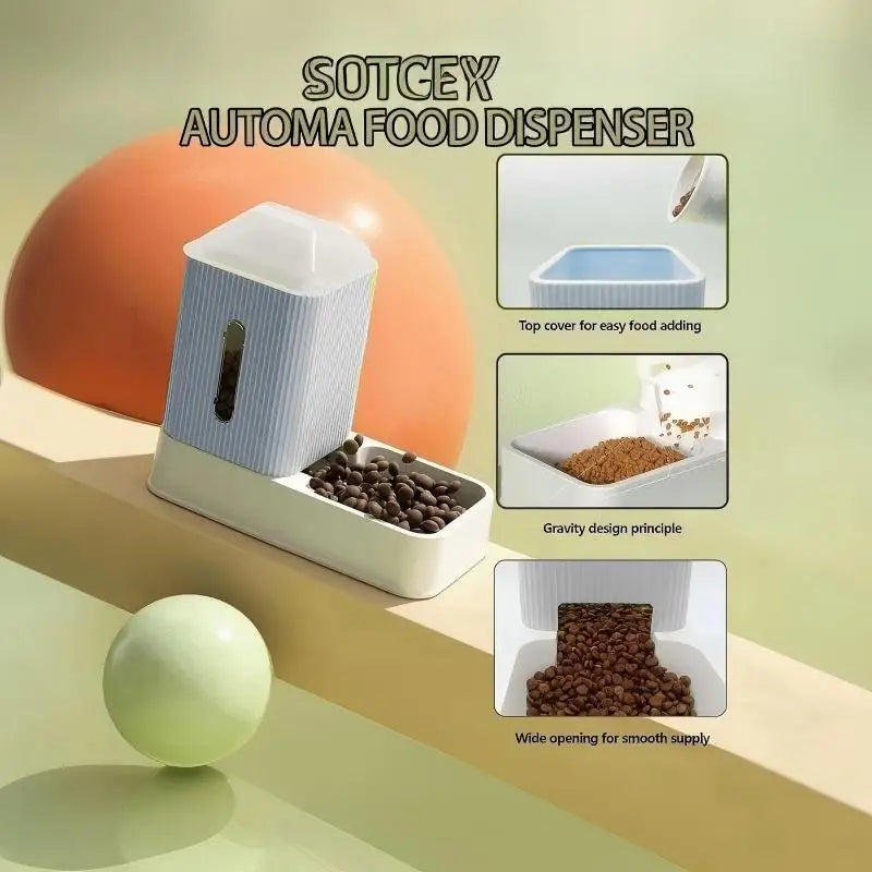 Large Capacity Automatic Dog/ Cat Feeder And Water Dispenser