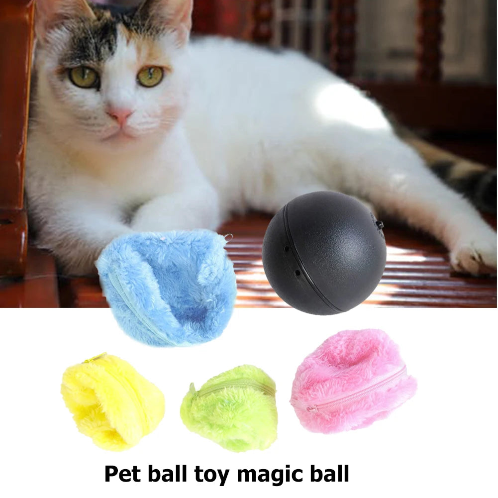 Automatic 5pcs Electric Balls Battery Powered for Dog/Cat