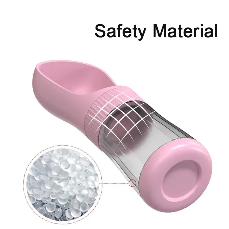 2 in 1 Portable Dog Water Bottle With Food Container