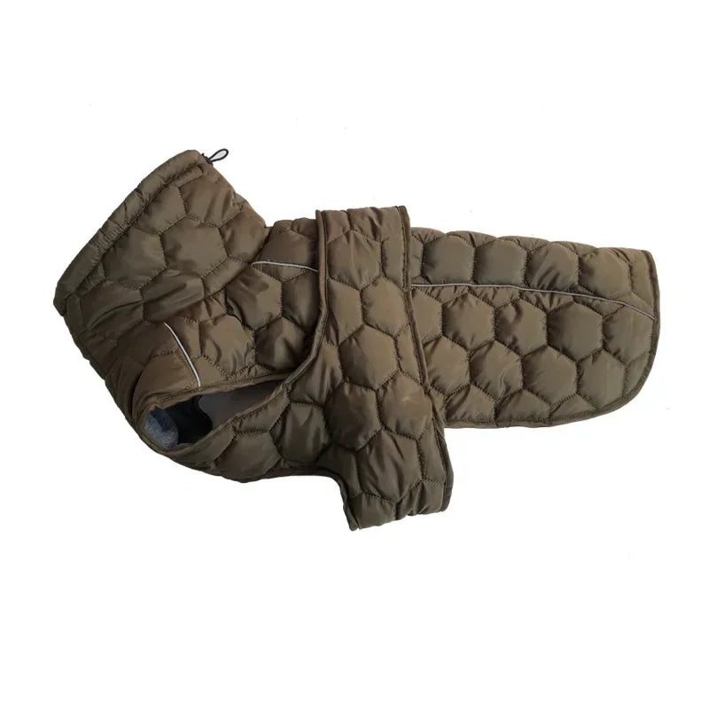 Thick Reflective Winter Jacket for Large Breed Dogs