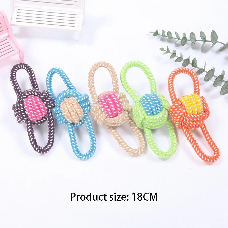 Interactive Cotton Rope Chew Toy