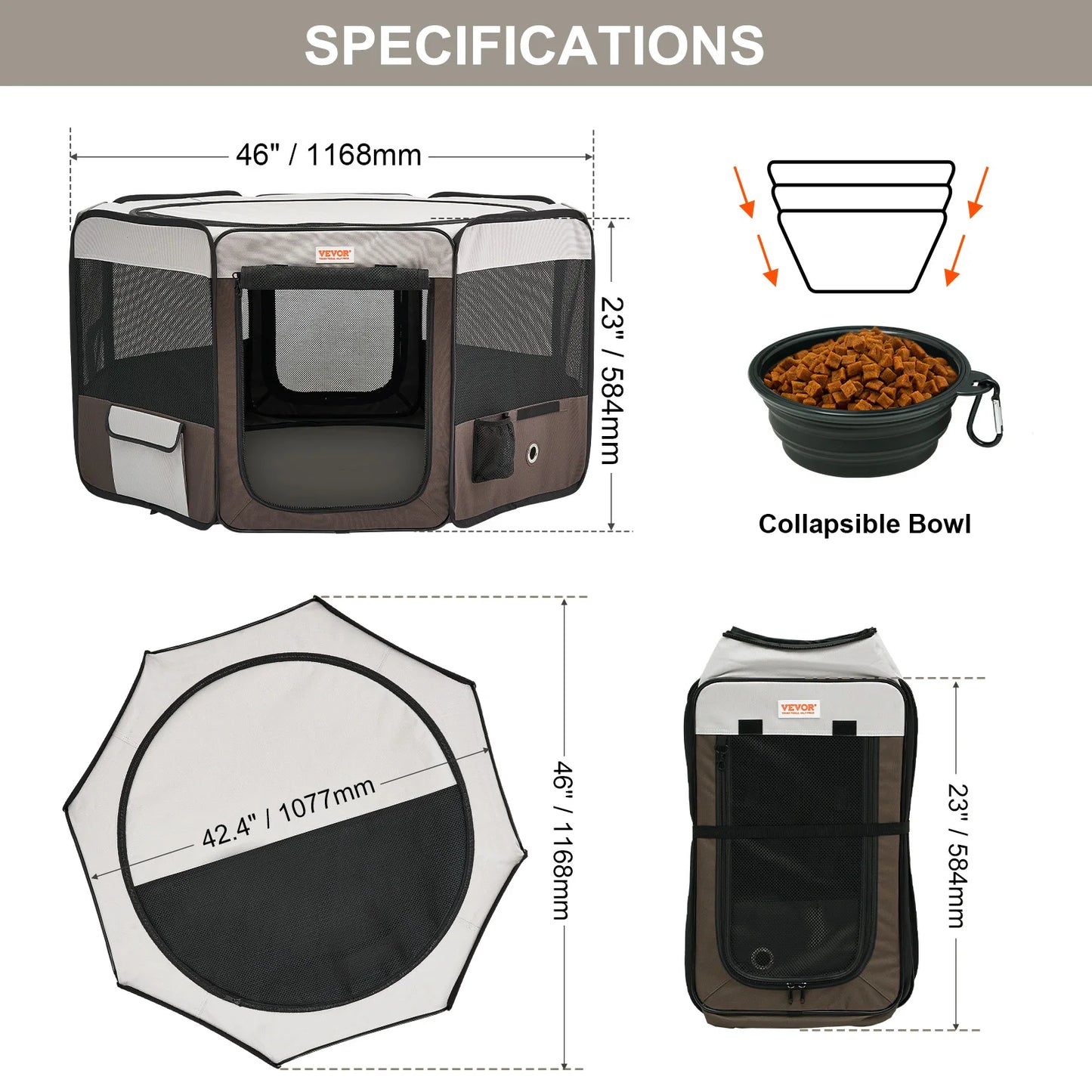 Portable Foldable Pet Crate