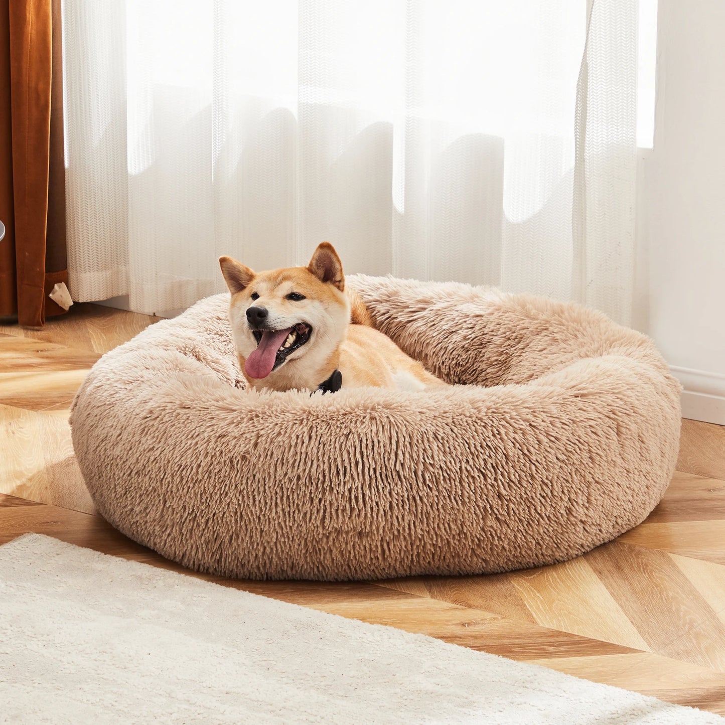Calming Anti-Slip Washable Dog Bed