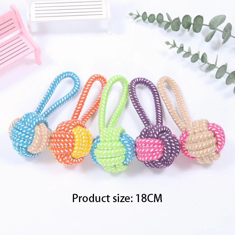 Interactive Cotton Rope Chew Toy