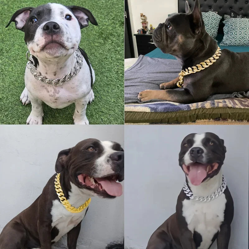Plastic Dog Collar Chain For Small Medium Large Dogs