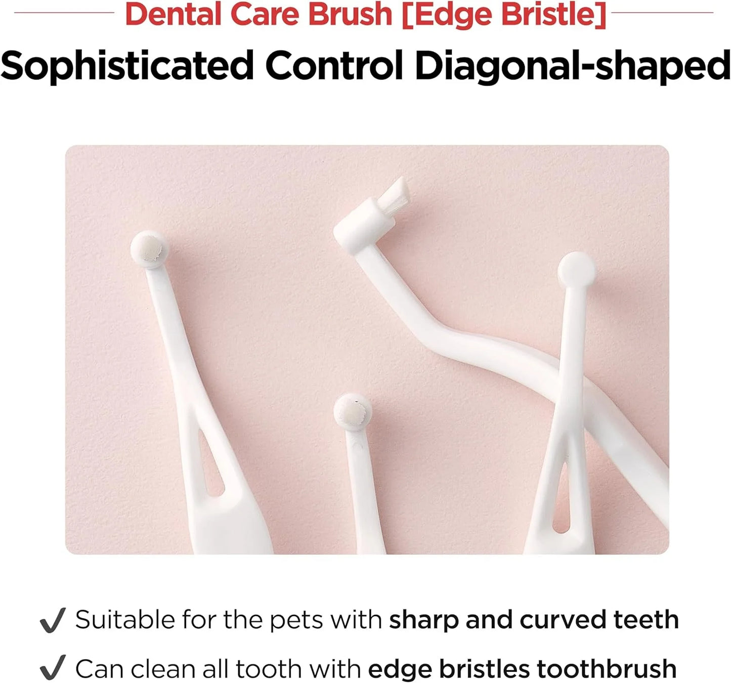 1 Piece Dog Toothbrush with Soft Bristles