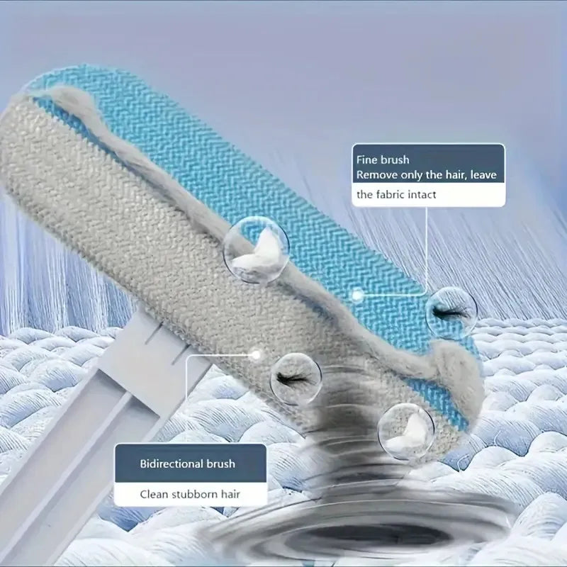 Nylon Pet Hair Remover Brush with Long-Handle