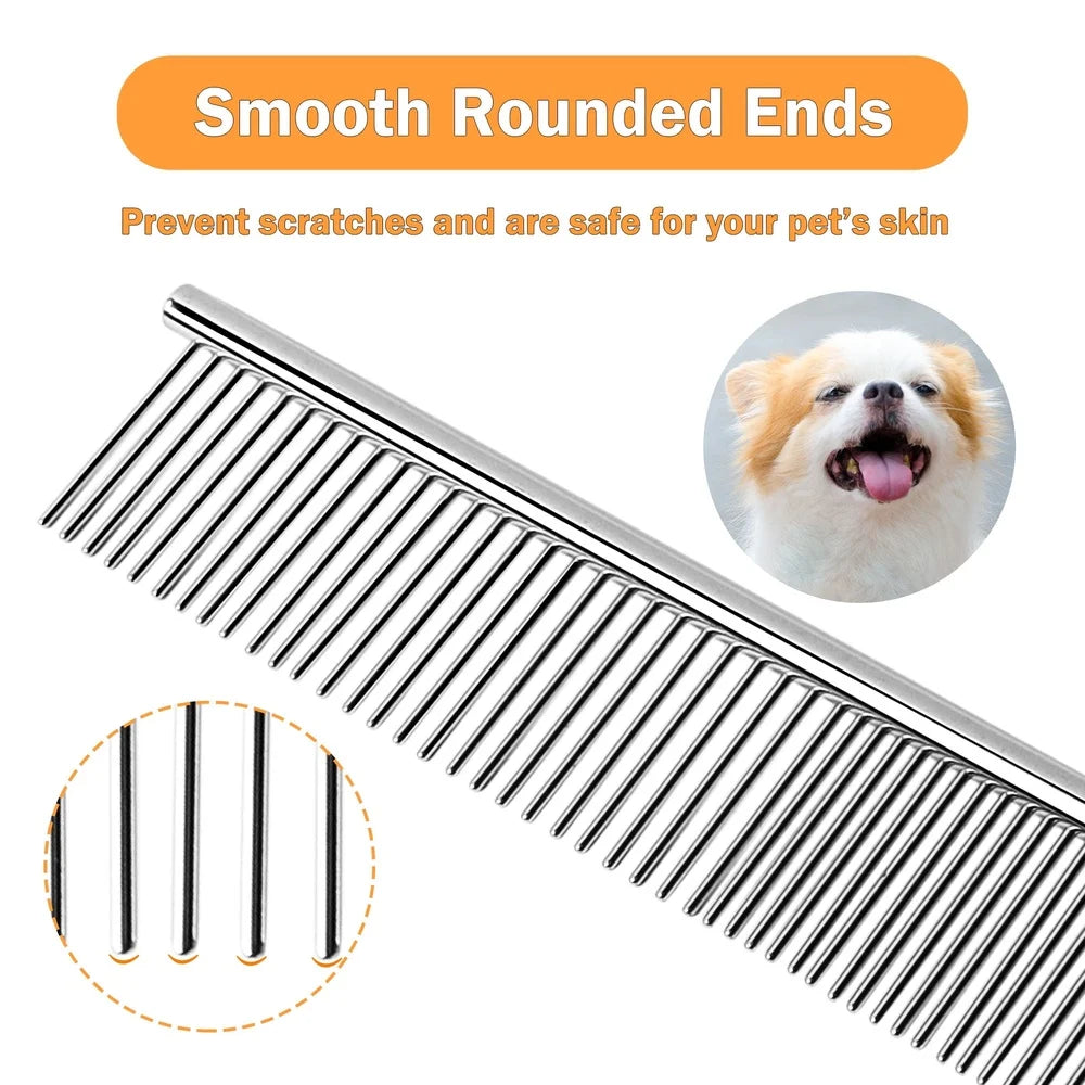 Metal Dog Grooming Comb Easy to Use