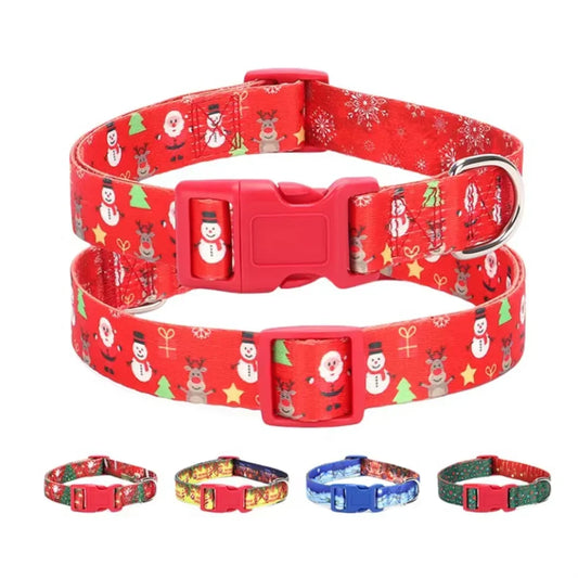 Christmas Dog Collar Harness