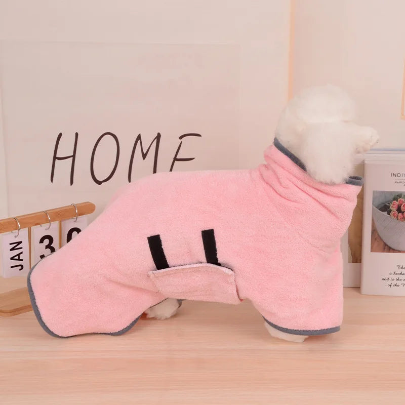 Absorbent Quick Dry Pet Bathrobe