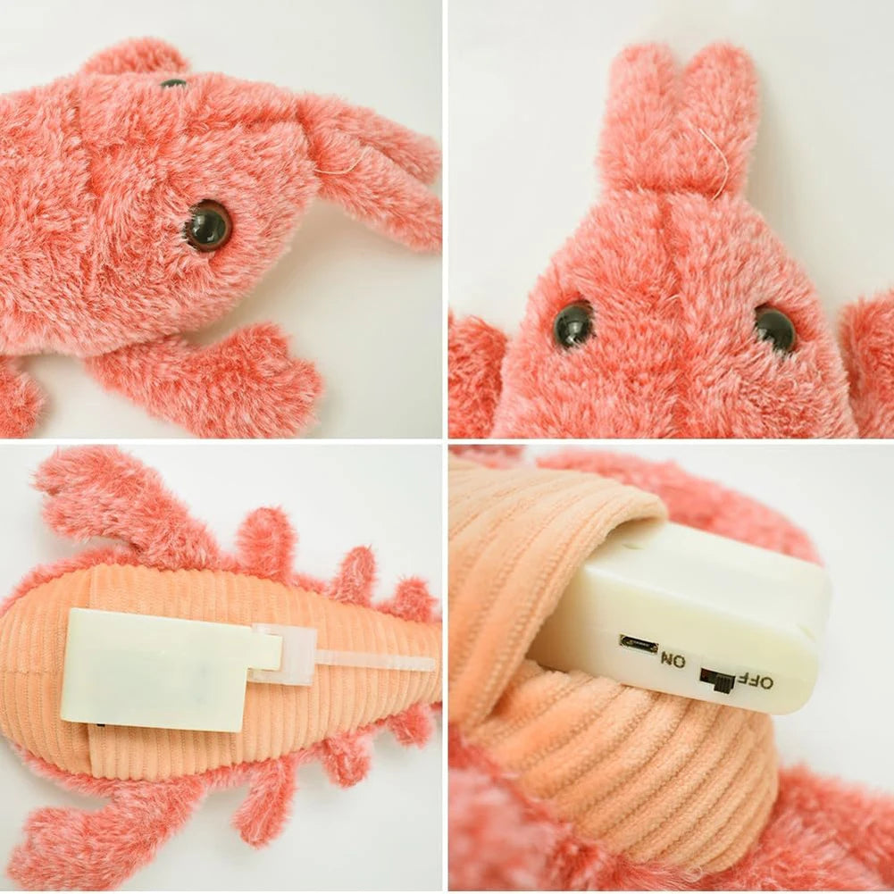 Interactive Dog Plush Toy with Squeaker