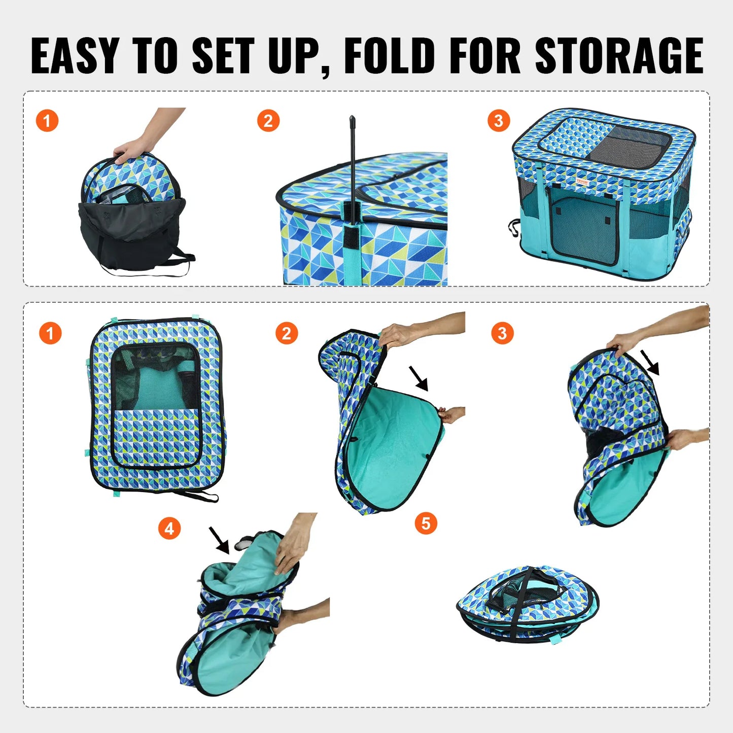 Portable Foldable Pet Crate
