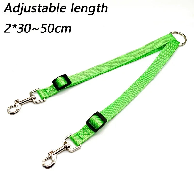 Adjustable Double Coupler Dog Leash