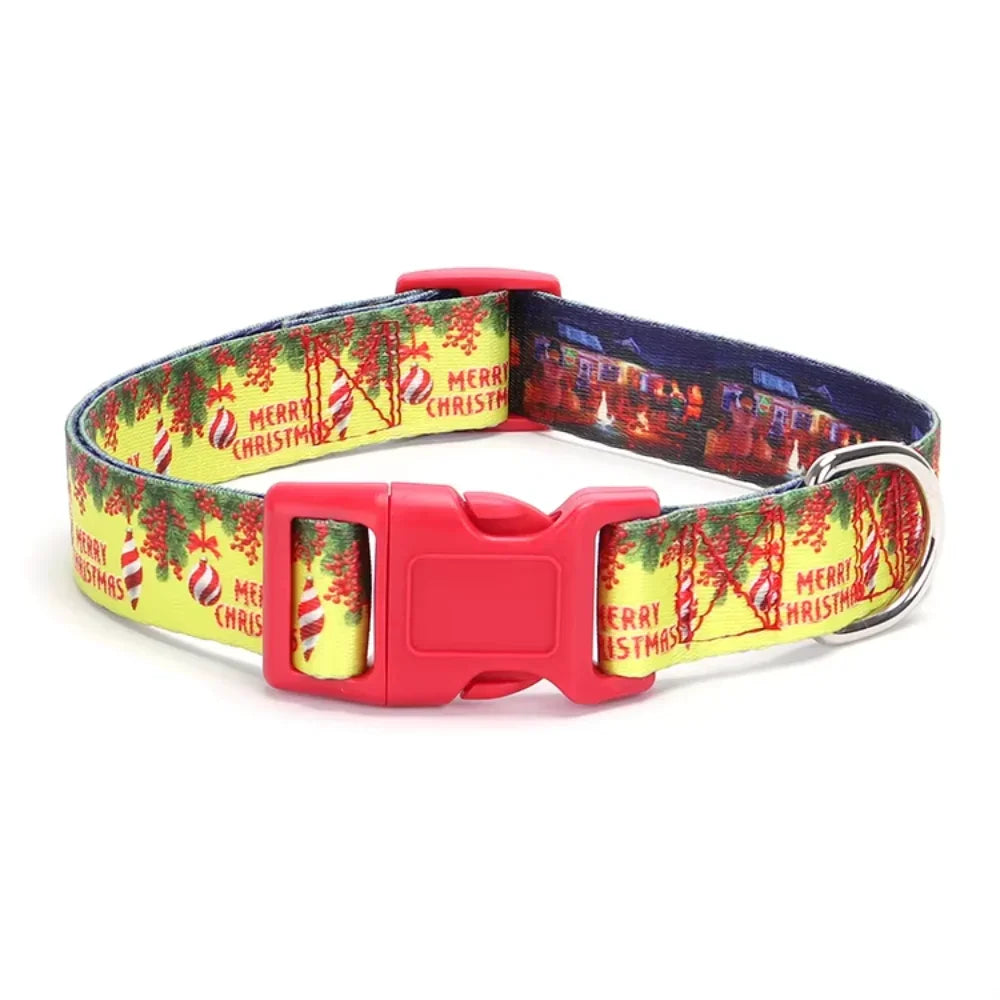 Christmas Dog Collar Harness