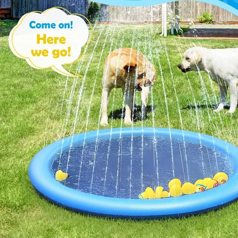 Durable Anti -Slip Splash Pad For Large Dogs - Water Play