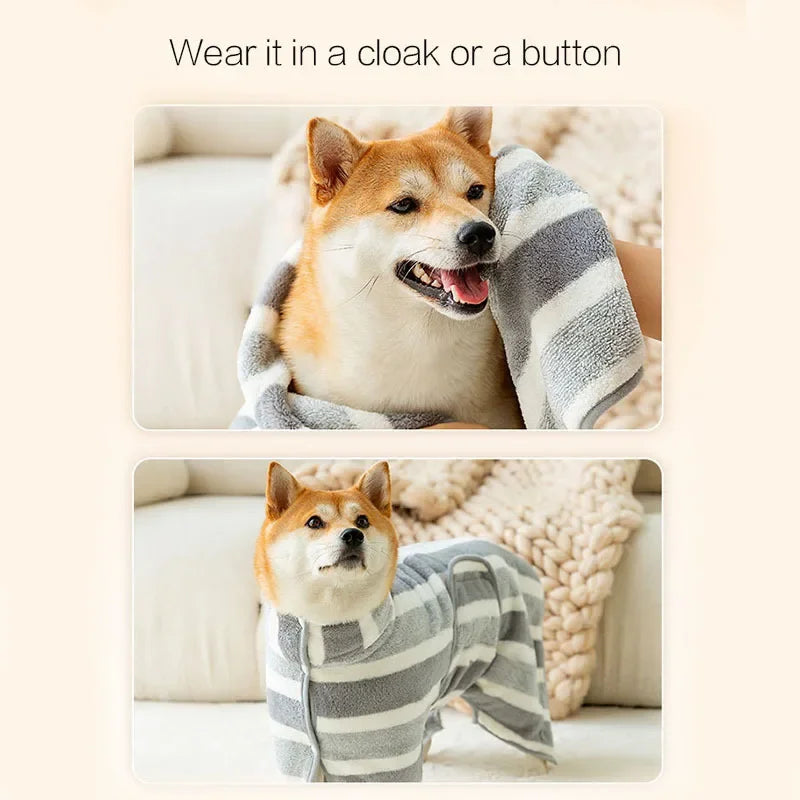 Ultra-Absorbent Drying Bathrobe