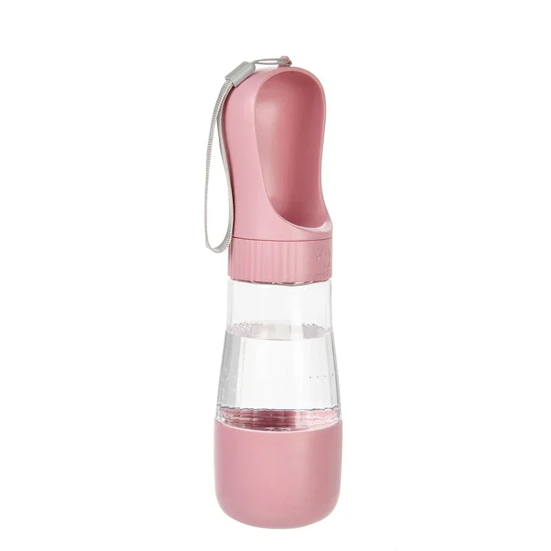 2 in 1 Portable Dog Water Bottle With Food Container