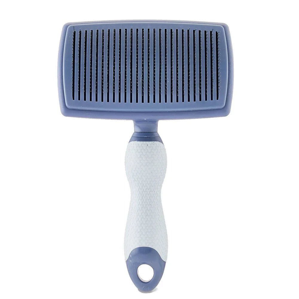 Self Cleaning Non-Slip Handle Dog Brush
