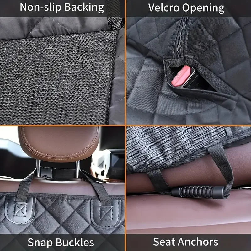 Pet Waterproof, Anti-Slip, Rear Seat Cover