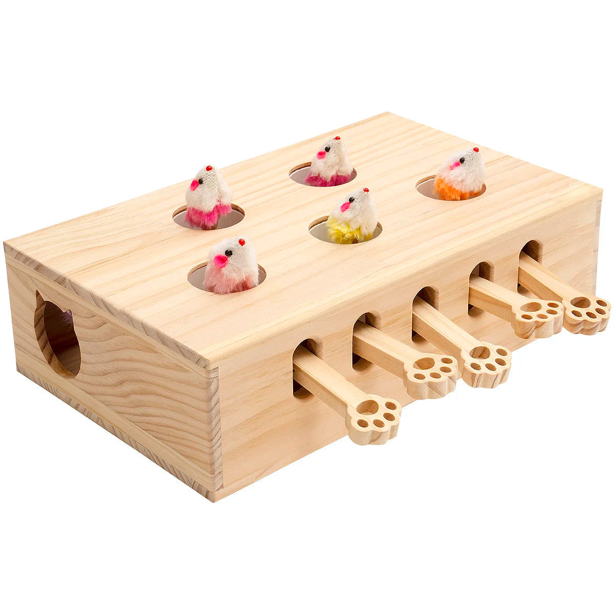 Interactive Whack-a-mole Solid Wood for Indoor Mice Game