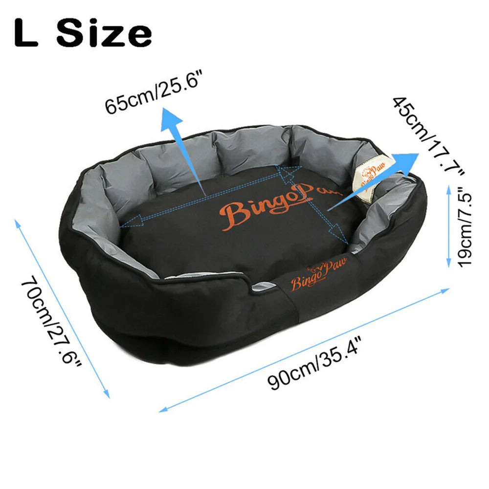 Orthopedic Waterproof Washable Sofa Dog Bed with Removable Cushion