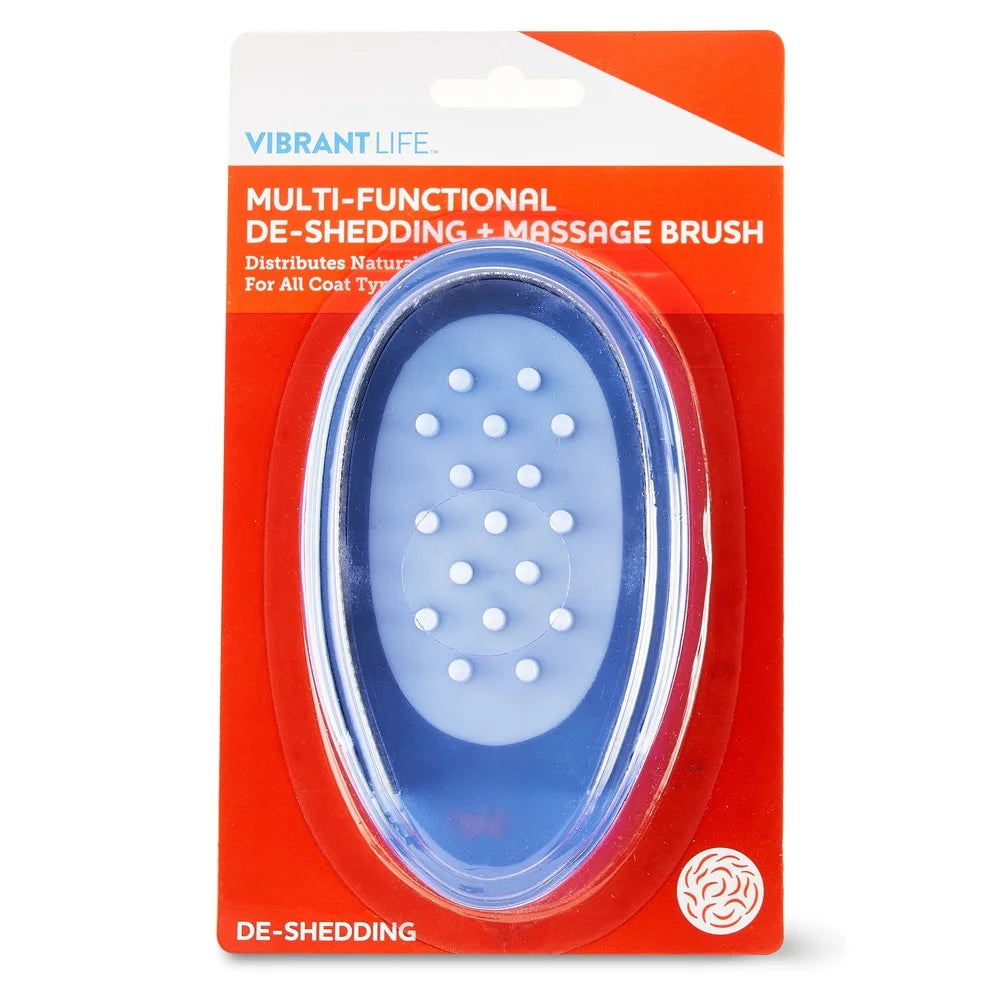 Multi-Functional Dog Grooming Brush for Wet Dry Use