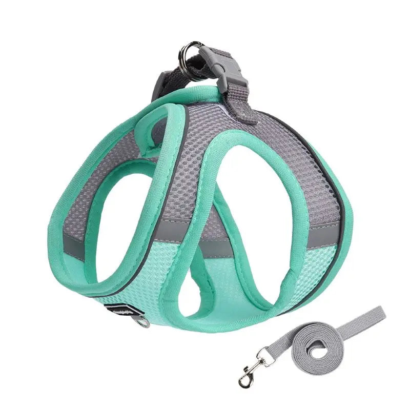 Adjustable Harness Leash Set for Small Dogs