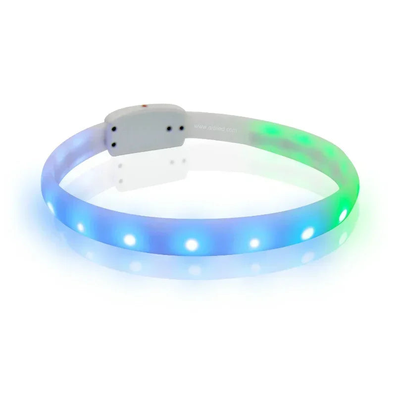Durable LED With Flashing Lights Safety Pet Collar