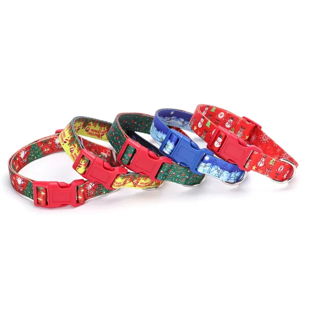 Christmas Dog Collar Harness
