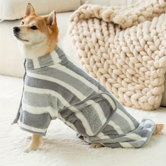 Large Dog Bathrobe - Super Absorbent & Quick-Dry