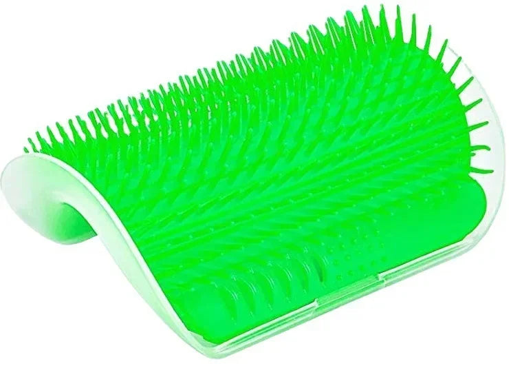 Removable Cat Corner Scratching Rubbing Grooming Brush