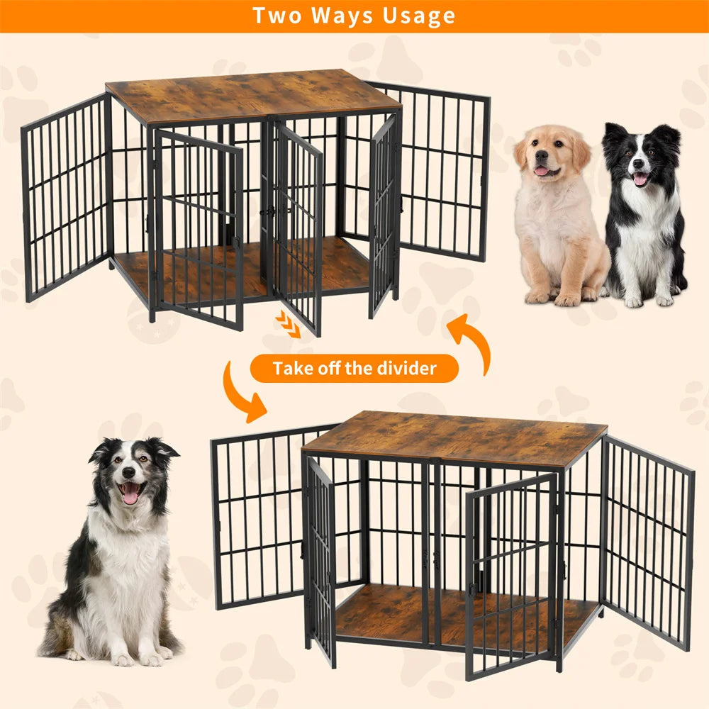 Ultra Thick Kennel with Removable Divider