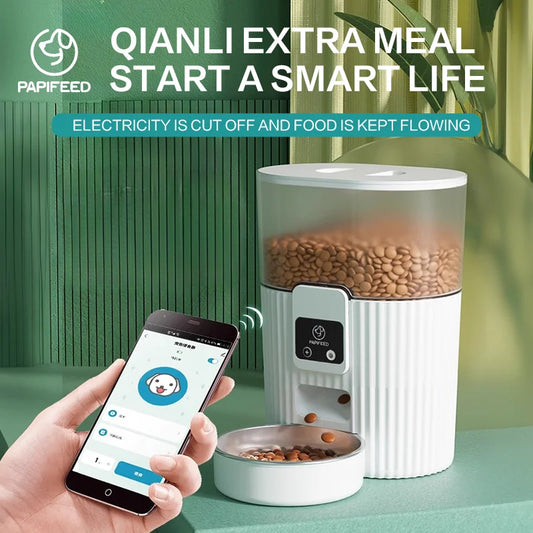 Automatic WIFI remote smart food dispenser