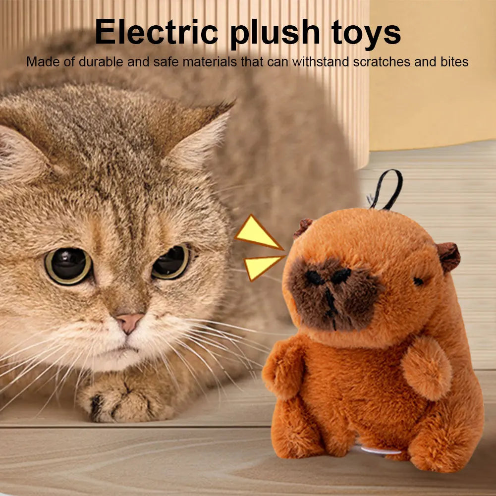 Interactive Plush Chirping Bird Toy