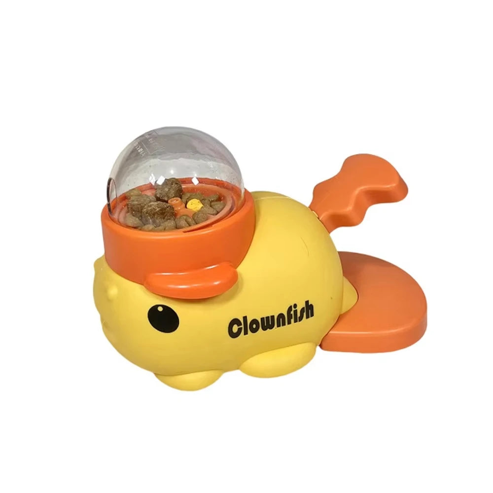 2-in-1 Interactive Automatic Treat Dispenser Toy