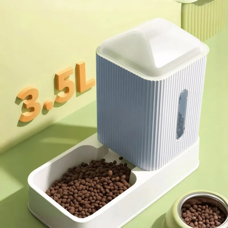 Large Capacity Automatic Dog/ Cat Feeder And Water Dispenser